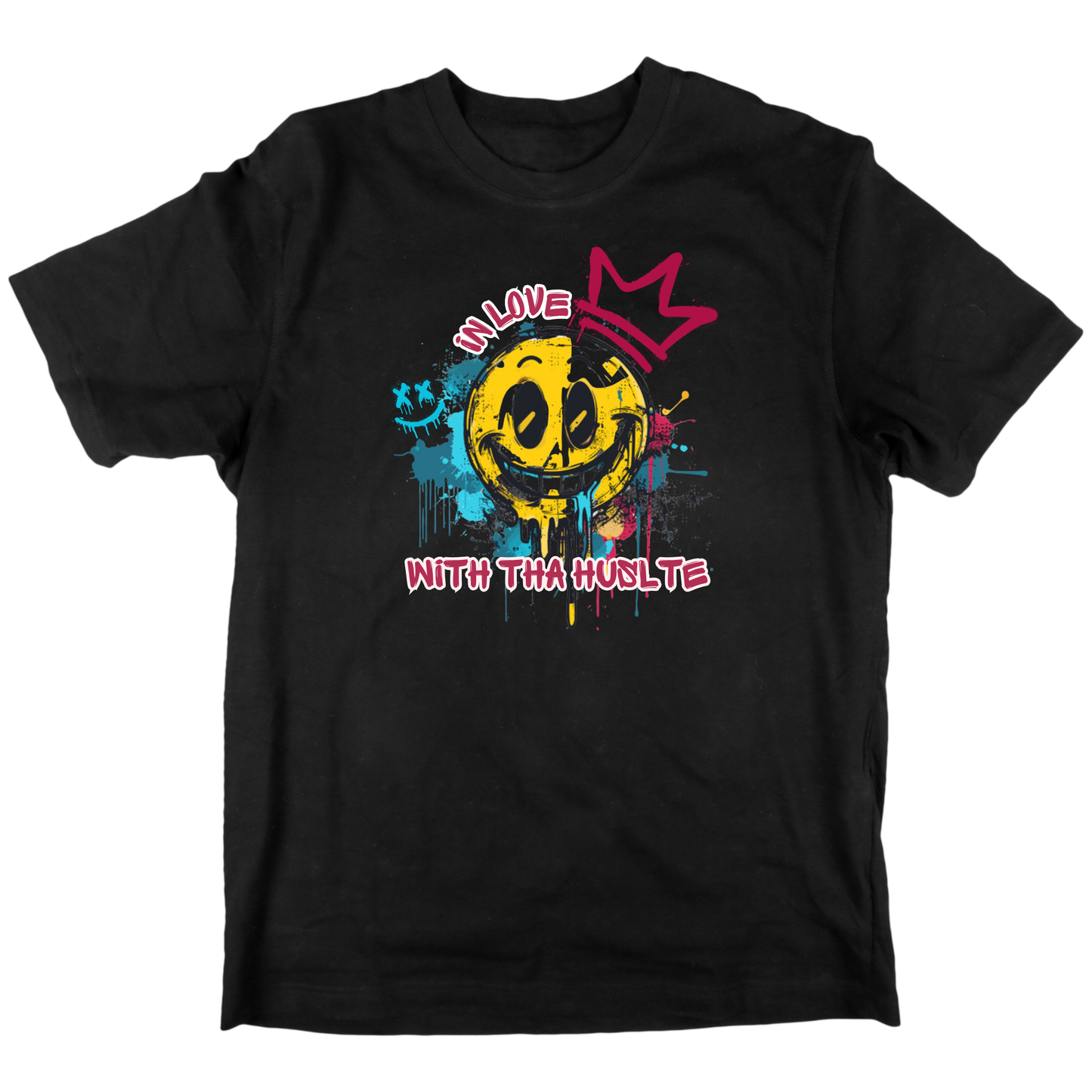 In Love With Tha Hustle - REVERSED STITCH STREETWEAR Tee