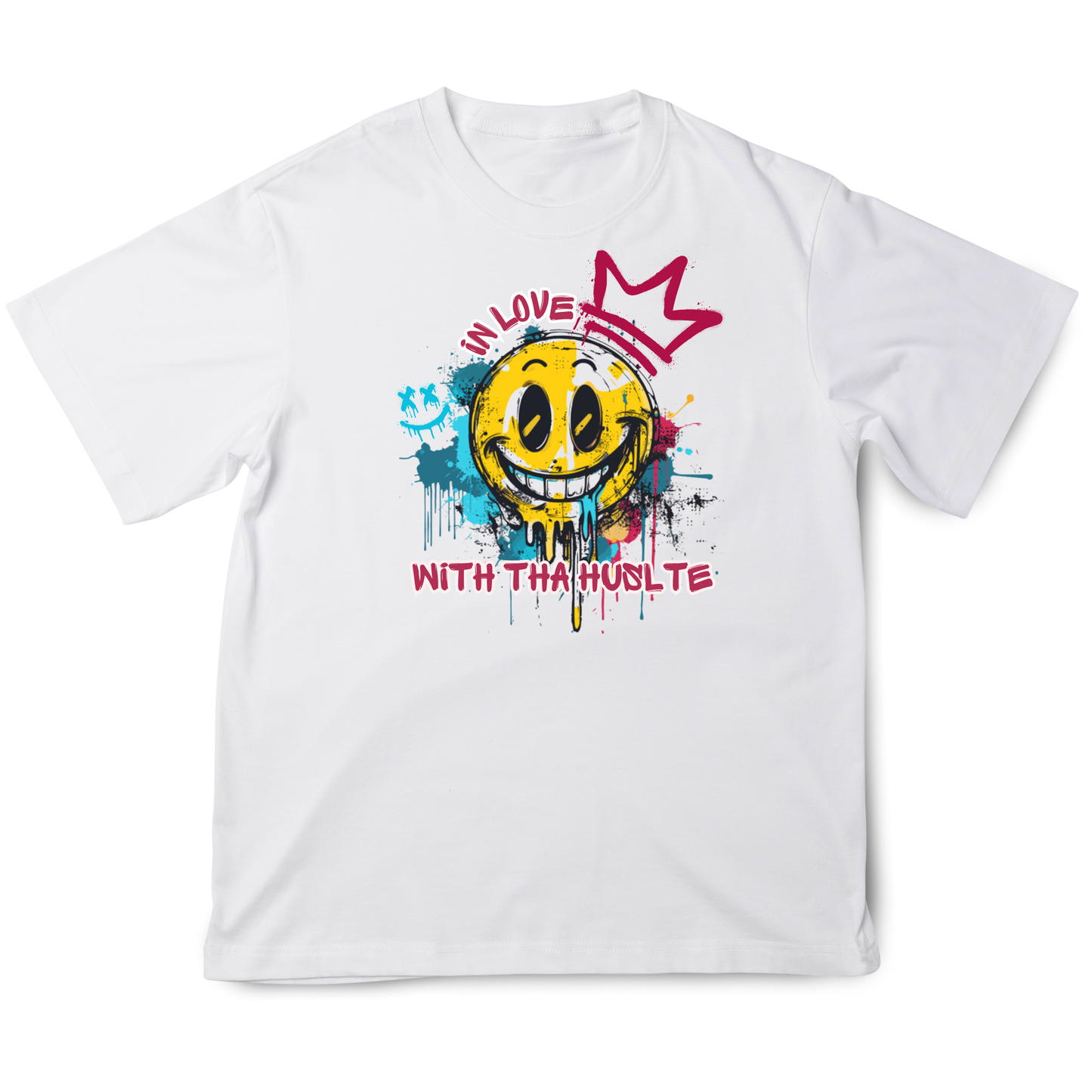 In Love With Tha Hustle - REVERSED STITCH STREETWEAR Tee
