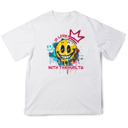 In Love With Tha Hustle - REVERSED STITCH STREETWEAR Tee