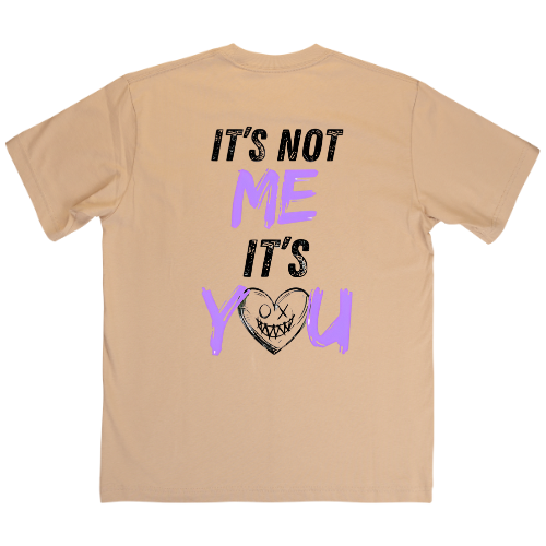 It's Not Me, It's You -  REVERSED STITCH STREETWEAR Tee