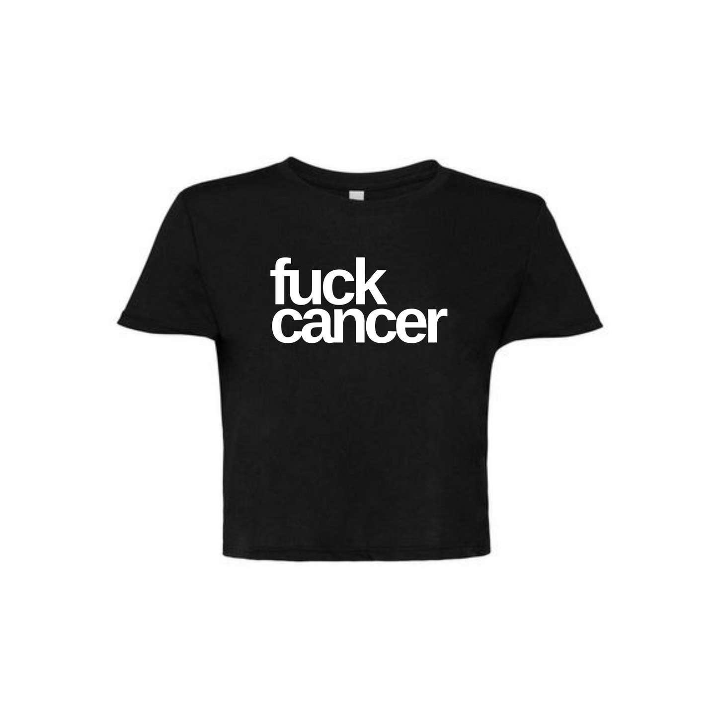 F*CK CANCER Cropped Tee – Women’s